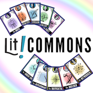 Lit!Commons logo. Text says: the Networker LOFTLIT.CO/ALLISON Writing is lonely. Let's make it less so.